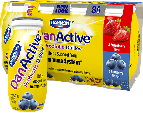 DanActive Blueberry Probiotic Dairy Drink