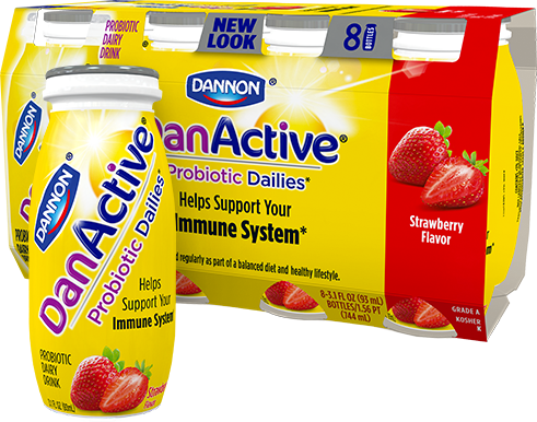 DanActive Strawberry Probiotic Dairy Drink